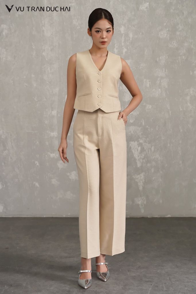 Gile dáng crop bổ 2 túi GLO2601