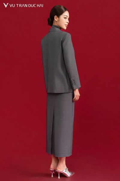 Chân váy suông dài 2 ly có cạp SKO2601