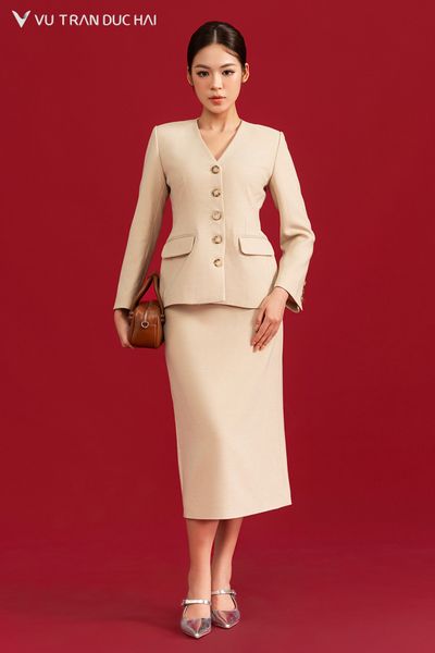 Chân váy suông dài 2 ly không cạp SKO2602