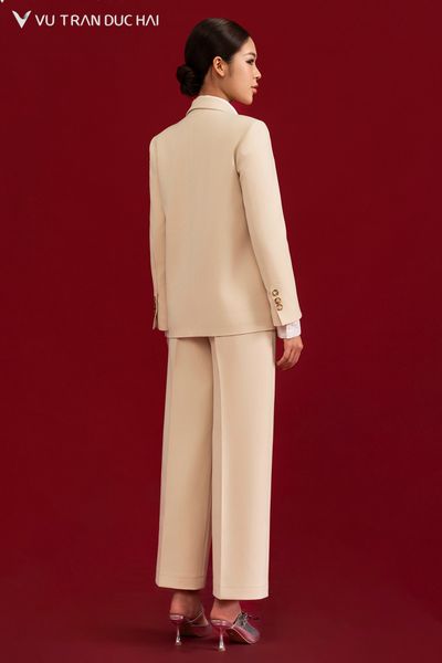 Blazer dáng suông ve nhỏ 1 khuy BLO2605