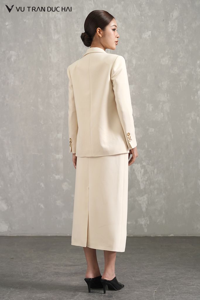 Blazer dáng suông ve to 1 khuy BLO2604