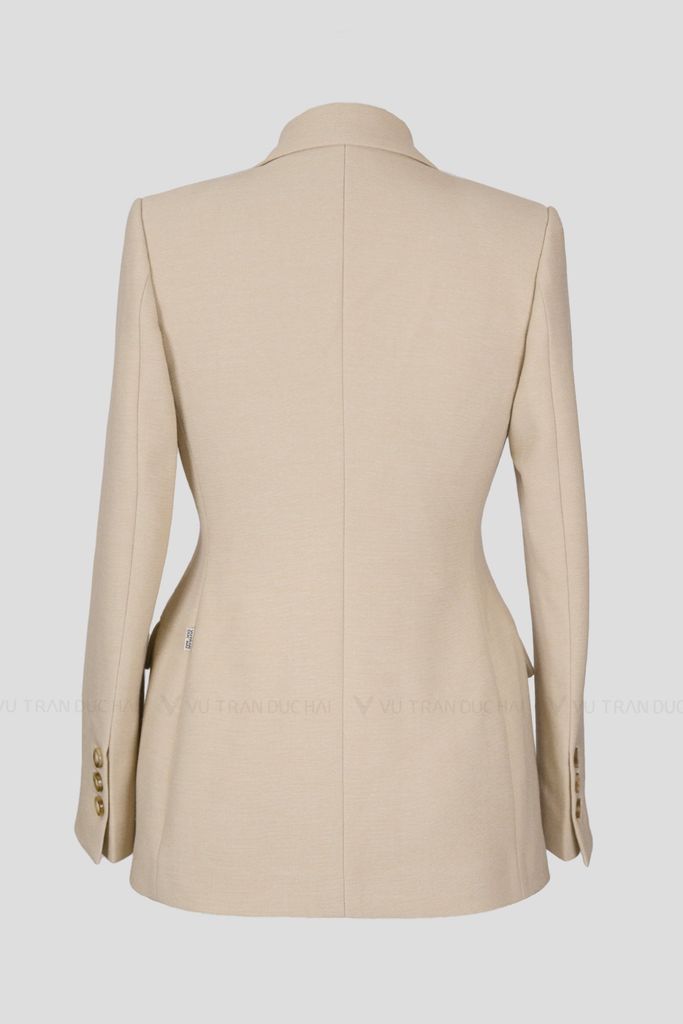 Vest 4 khuy cổ hai ve dáng ôm BLO2602