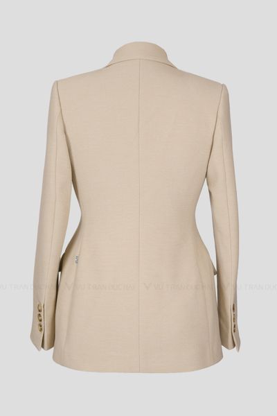 Vest 4 khuy cổ hai ve dáng ôm BLO2602