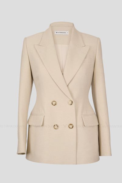 Vest 4 khuy cổ hai ve dáng ôm BLO2602