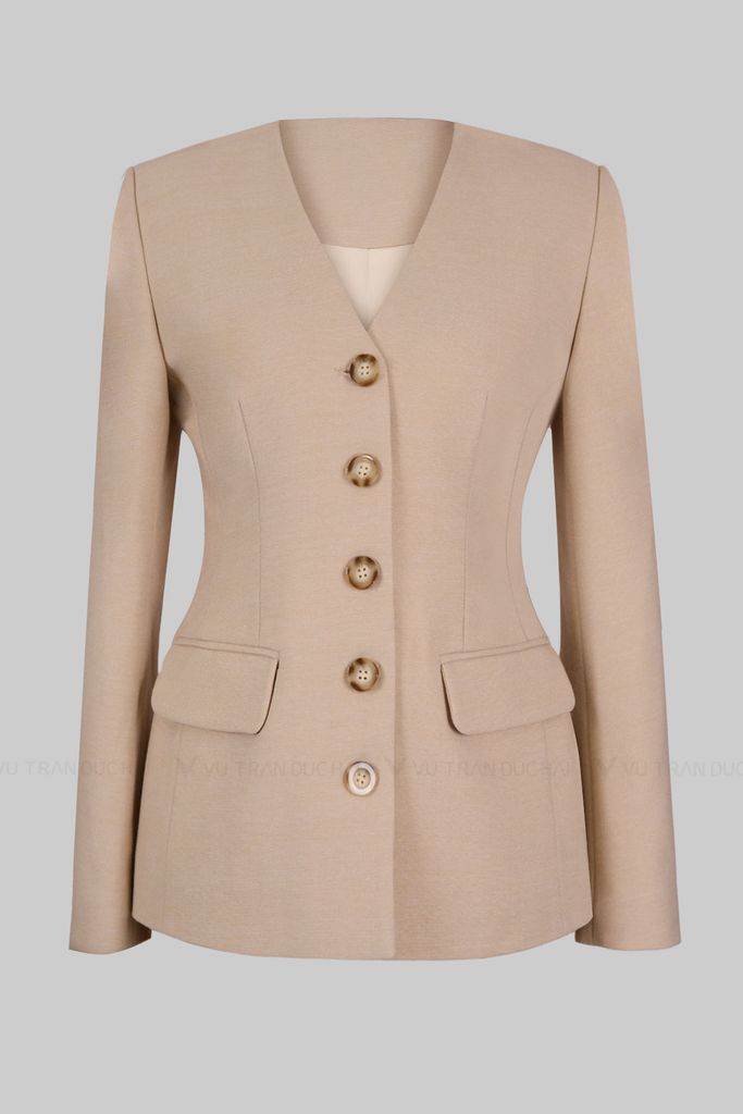 Vest cổ V dáng ôm BLO2603