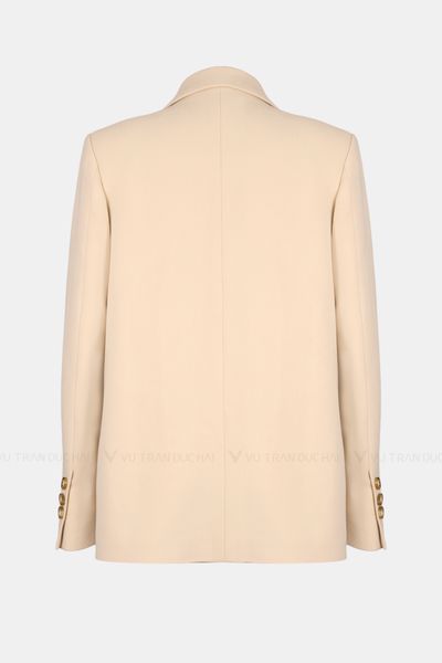 Blazer dáng suông ve nhỏ 1 khuy BLO2605