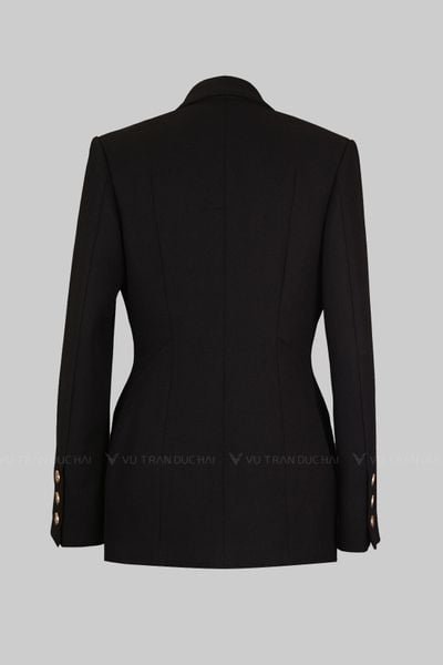 Vest 4 khuy cổ hai ve dáng ôm BLO2602