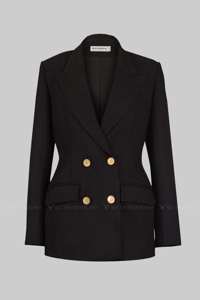 Vest 4 khuy cổ hai ve dáng ôm BLO2602