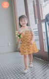  Đầm Bé Gái Tamiuy Voan Dập Ly, Họa Tiết Hoa Nhí Dễ Thương 