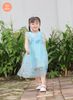  Tamiuy Đầm Dạ Hội Công Chúa Elsa Chất Liệu Cotton Voan Cao Cấp Dành Cho Bé Dự Tiệc Size Trung CHo Bé 40 kG 