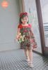 Đầm Bé Gái Tamiuy Voan Dập Ly, Họa Tiết Hoa Nhí Dễ Thương