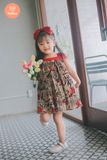  Đầm Bé Gái Tamiuy Voan Dập Ly, Họa Tiết Hoa Nhí Dễ Thương 
