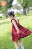  Đầm Baby Doll Bé Gái Tamiuy Cotton Đính Hoa ,Size 1-10 Tuổi ,Nhiều Màu 