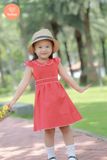  Váy Bé Gái Tamiuy Cao Cấp Thiết Kế Tay Phồng Cánh Tiên Rode ở Cổ Và Eo Chất Liệu Linen Mềm Mại 