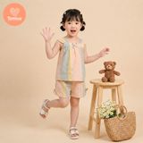  (BST HẠ NHIÊN)- Set Bộ Hoa Nhí Tamiuy Cho Bé Gái 10-35kg – Bộ Mặc Nhà, Đi Chơi Mùa Hè Thoáng Mát Phong Cách Hàn Quốc 