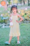  Đầm Yếm 2 Dây Bé Gái Tamiuy Chất Cotton Mềm Mịn Cho Bé từ 10-38 kg 