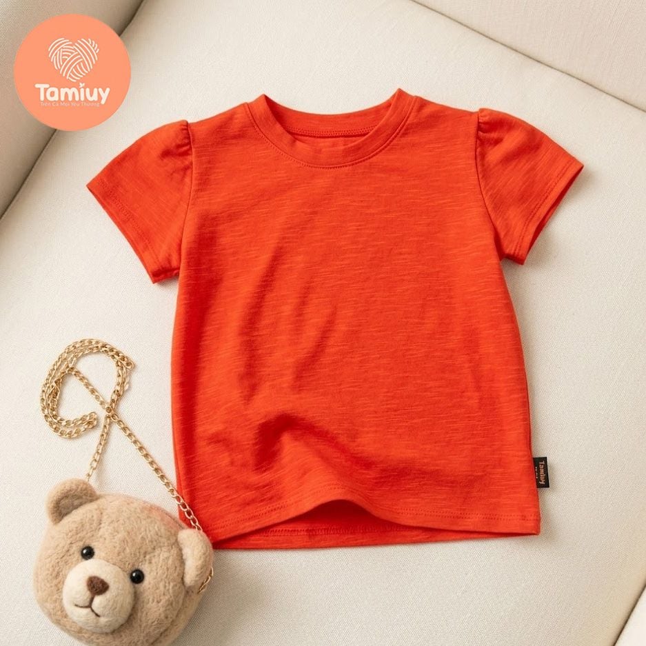  Áo Thun Bé Gái Tamiuy Cotton Mềm Thoáng Co Giãn 4 Chiều Mặc Mát Size 10-40kg 