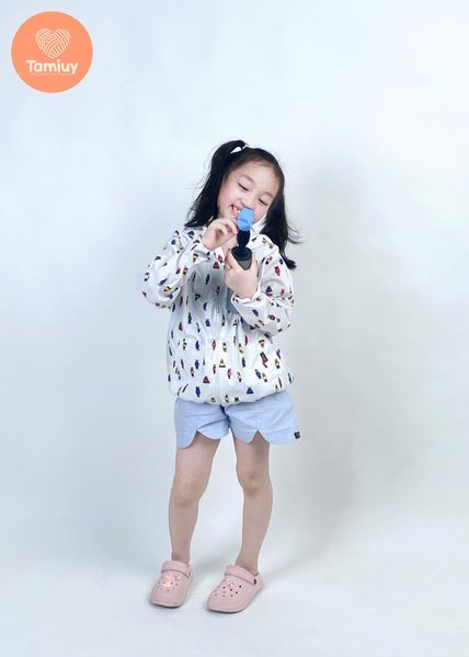  Áo Khoác Dù Bé Gái Tamiuy Chống Nắng Có Nón ,Chất Mềm Nhẹ Thoáng Mát 