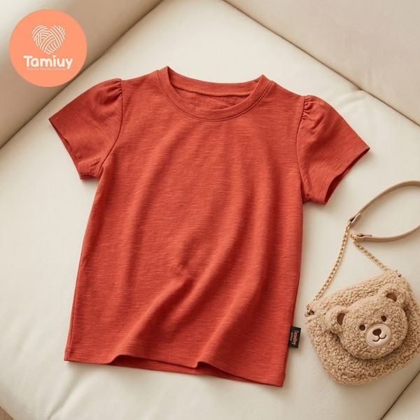  Áo Thun Bé Gái Tamiuy Cotton Mềm Thoáng Co Giãn 4 Chiều Mặc Mát Size 10-40kg 
