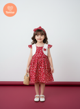  Đầm Bé Gái Tamiuy Cao Cấp  Thiết Kế Giả Áo Khoác, Chất Cotton Mềm (1-10T) 