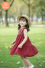 Đầm Baby Doll Bé Gái Tamiuy Cotton Đính Hoa ,Size 1-10 Tuổi ,Nhiều Màu 