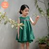  (BST Hạ Nhiên)  Đầm Bé Gái Tamiuy Thêu Hoa Thủ Công, Tùng Xòe 360 Độ 2 Lớp, Váy Thiết Kế Cao Cấp Cho Bé Gái 