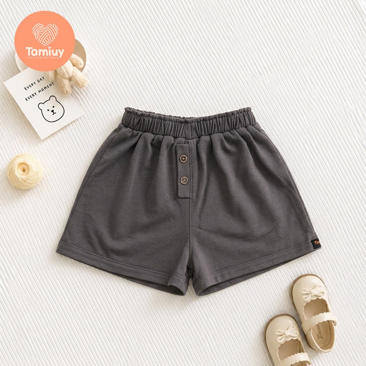  TAMIUY - Quần Short Thun Bé Gái Basic Big Size (10-50 kg) 
