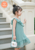  Đầm Bé Gái Cổ Tim Lệch Vai Tamiuy - Chất Cotton Cao Cấp, Xinh Xắn, Dễ Thương (1-10 Tuổi) 