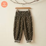  (BST Hạ Nhiên) Quần Baggy Tamiuy Bé Gái Ống Rộng Họa Tiết Vintage 