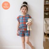  TAMIUY JOLLY SET – Set Bộ Bé Gái Cao Cấp Kèm Quần Short  | Size 10–42kg 