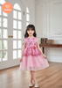  Đầm Công Chúa Màu Đỏ  Tamiuy   Đính Hoa Cao Cấp (1-10T) 