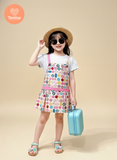  TAMIUY – Yếm Thiết Kế Bé Gái Donut Muse Phong Cách Năng Động 