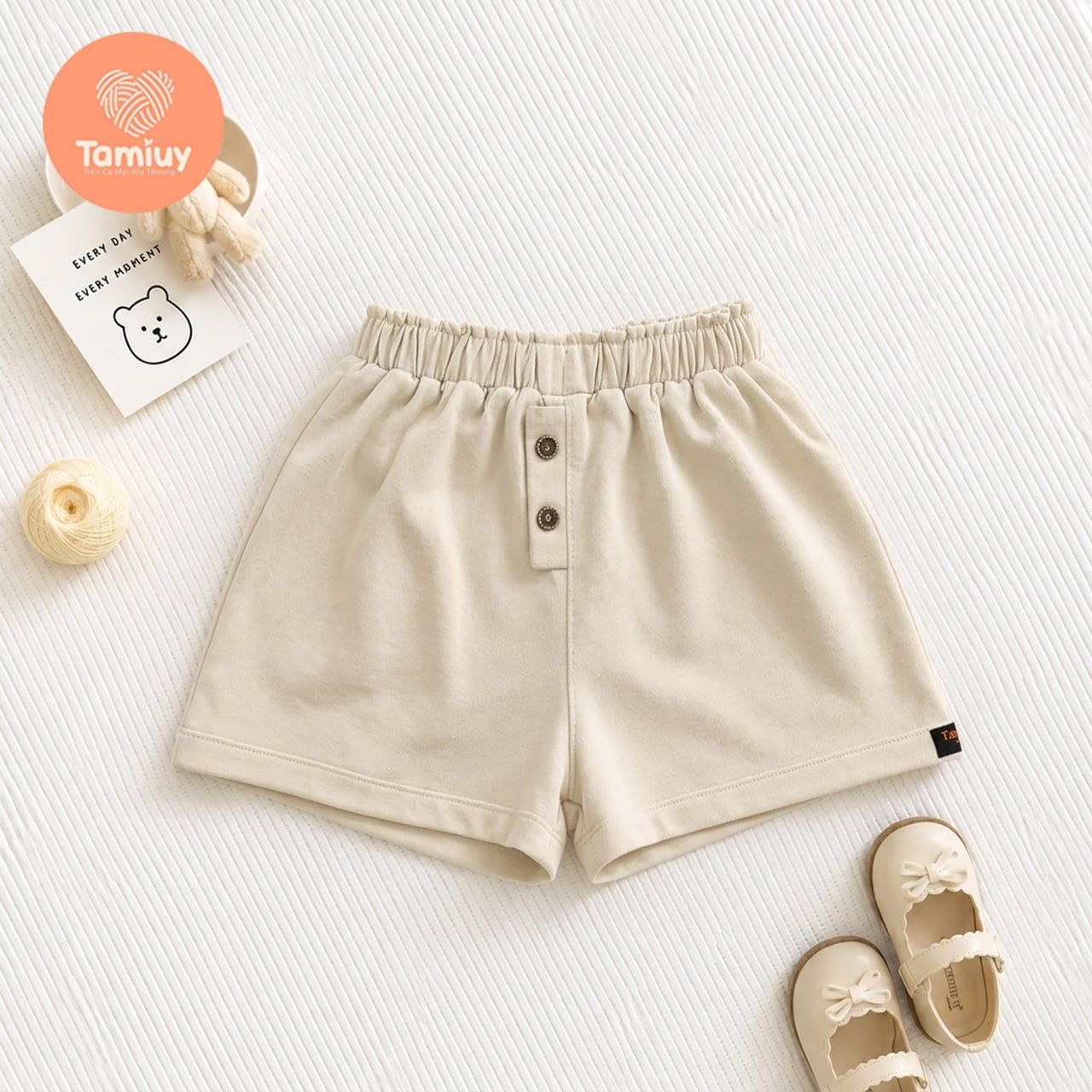  TAMIUY - Quần Short Thun Bé Gái Basic Big Size (10-50 kg) 