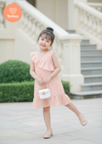  Đầm Bé Gái Cổ Tim Lệch Vai Tamiuy - Chất Cotton Cao Cấp, Xinh Xắn, Dễ Thương (1-10 Tuổi) 