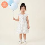  Đầm Xoè Bé Gái  Tamiuy Thêu Trụ Tay Cánh Tiên Size 10-40 kg 