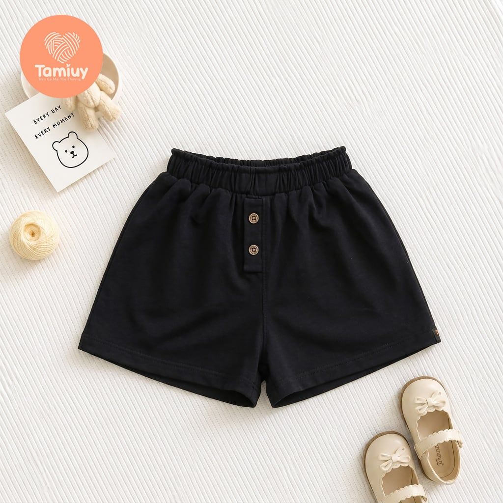  TAMIUY - Quần Short Thun Bé Gái Basic Big Size (10-50 kg) 