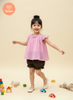 Bộ Bé Gái Tamiuy Vải Xốp Dún Cổ Phối Quần Phồng Nhiều Màu ,Size 10-38 kg