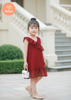  Đầm Bé Gái Cổ Tim Lệch Vai Tamiuy - Chất Cotton Cao Cấp, Xinh Xắn, Dễ Thương (1-10 Tuổi) 