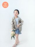  Áo Khoác Dù Bé Gái Tamiuy Chống Nắng Có Nón ,Chất Mềm Nhẹ Thoáng Mát 