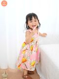  Đầm Xòe Công Chúa Tamiuy Hoạ Tiết Hoa Hướng Dương Dành Cho Bé Gái (1-10T) 