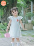  Đầm Chữ A Bé Gái Tamiuy Cotton Cánh  Tiên Đính Hoa Cân Nặng 10-38kg 