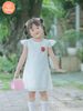  Đầm Chữ A Bé Gái Tamiuy Cotton Cánh  Tiên Đính Hoa Cân Nặng 10-38kg 