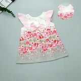  Váy Chữ A Bé Gái Tamiuy Cao Cấp Đính Nơ Họa Tiết Dễ Thương Chất Vải Cotton Mềm Mịn Nhiều Màu Tùy Chọn 