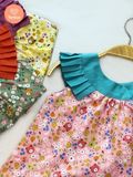  Đầm Bé Gái Tamiuy Thiết Kế Cổ Bèo Xếp Ly, Cotton Mềm Mại, Cao Cấp (1-10T) 