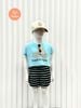  Áo Thun Croptop Bé Gái Hoa Hướng Dương, Chất Cotton Co Giãn (Size 1-10 Tuổi) 