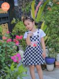  Tamiuy Yếm Caro Tamiuy Đính Chữ Hot Chất Liệu Cotton Cao Cấp Dành Cho Bé Năng Động 1-10 Tuổi 