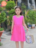  Đầm Cho Bé Gái Tamiuy Thiết Kế Xẻ  Tim Sau Cho Bé Từ 1-10  Tuổi 
