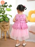  Đầm Công Chúa Màu Đỏ  Tamiuy   Đính Hoa Cao Cấp (1-10T) 