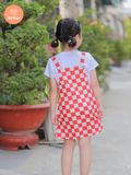 Yếm Caro Tamiuy Đính Chữ Hot Chất Liệu Cao Cấp, Dành Cho Bé Năng Động (1-10T) 