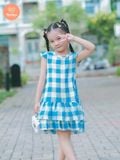  Đầm Xòe Đuôi Cá Bé Gái Tamiuy, Thiết Kế 2 Tầng Điệu Đà (1-10 Tuổi) 